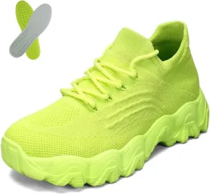Nurse Babe Tennis Shoes Women, Ortho Pro Womens Classic Knit on Feet Breathable Mesh Orthopedic Sneakers, Non-Slip Lightweight Casual Lace Up Athletic Running Shoes