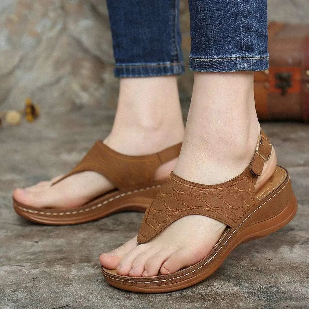 Orthopedic Slippers with Back Strap for Women Orthopedic Women's Flip Flops Summer Sandals Arch Support Orthopedic Arch Support Flip Flops for Women Light Weight Plantar Fasciitis Womens Sandals