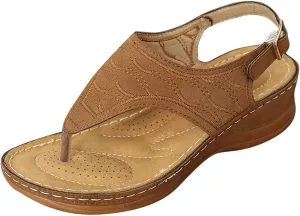 Orthopedic Slippers with Back Strap for Women Orthopedic Women's Flip Flops Summer Sandals Arch Support Orthopedic Arch Support Flip Flops for Women Light Weight Plantar Fasciitis Womens Sandals
