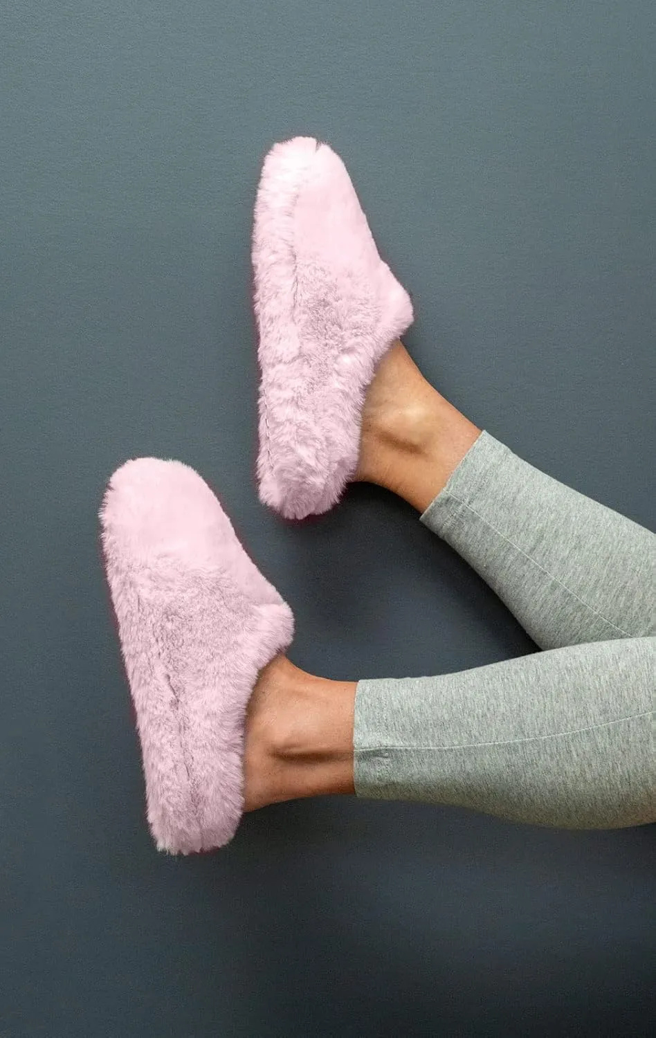 PajamaGram Women's Slippers - Womens Fluffy Slippers