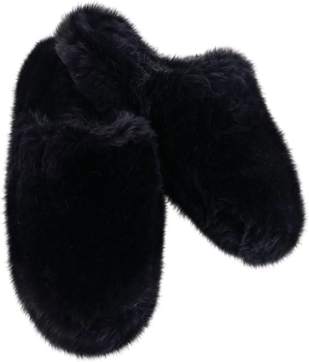 PajamaGram Women's Slippers - Womens Fluffy Slippers