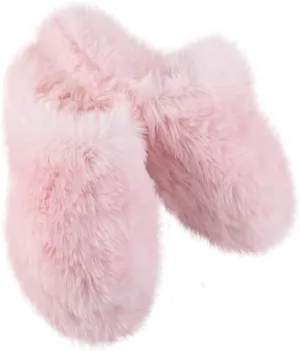 PajamaGram Women's Slippers - Womens Fluffy Slippers