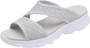 Platform Sandals Sandals Elastic Ankle Strap Flower Summer Platform Comfortable Low Wedges Womens Sandal