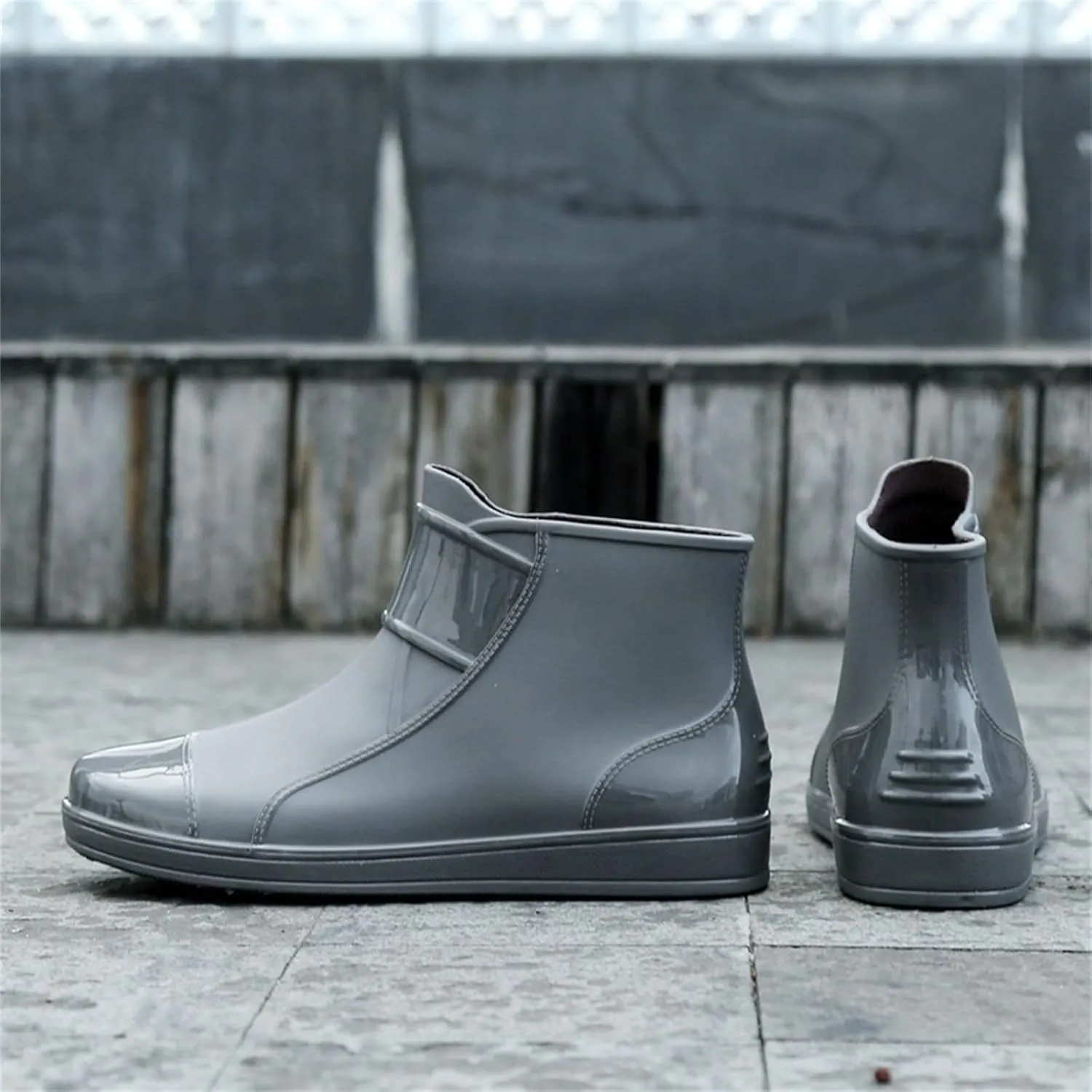 Rain Boots for Women Ankle Mid Calf Rain Boots For Women Waterproof Garden Shoes Anti-Slipping Rainboots for Ladies