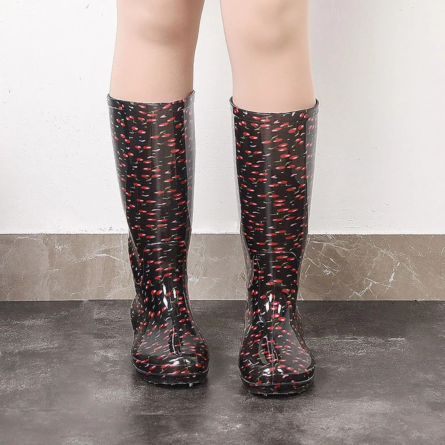 Rain Boots Women Tall Waterproof Mens Grounded Footwear Black Bootie Boot Slip On Barefoot Shoes Packable Tall Rain Boots for Women Waterproof Mens Dress Boots