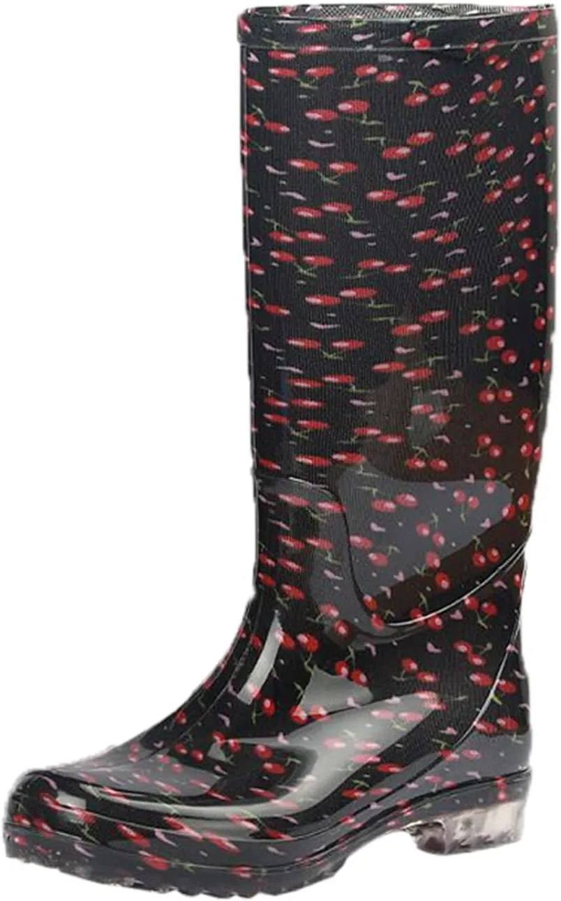Rain Boots Women Tall Waterproof Mens Grounded Footwear Black Bootie Boot Slip On Barefoot Shoes Packable Tall Rain Boots for Women Waterproof Mens Dress Boots