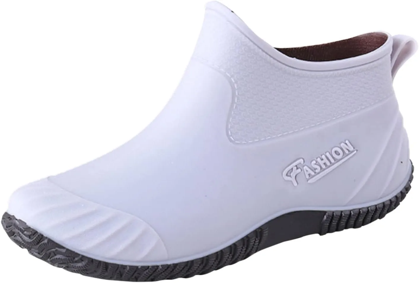 Rain Boots Women Women's Ankle Rain Boots Waterproof Garden Shoes Rubber Rain Shoes for Hunting Gardening Farming