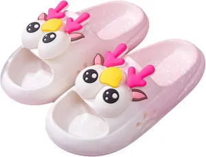Shower Slippers Bathroom Pool Sandals Girl Comfortable And Soft One Foot Fashionable Gradient Color Cartoon Home Slippers