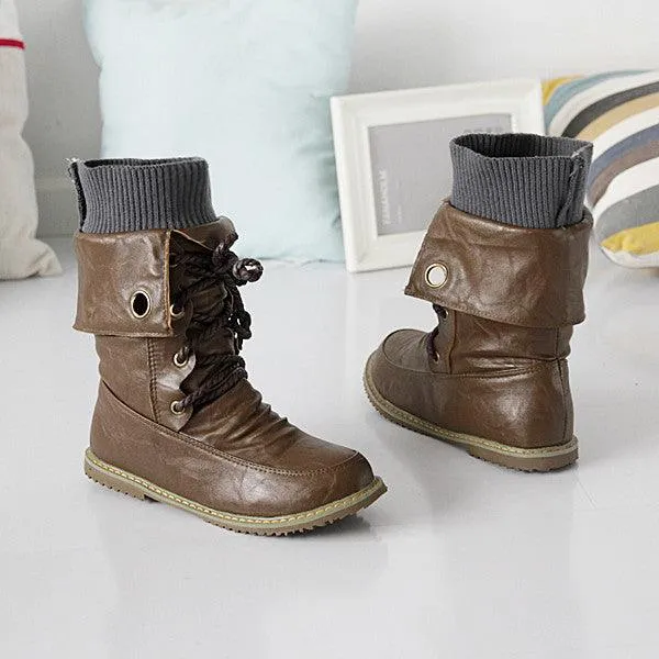 Soft leather motorcycle booties
