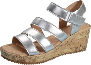 Strappy Platform Wedge Sandals for Women 2025 Orthopedic Open Toe Ankle Strap Sandals Comfortable Casual Summer Sandal Shoes
