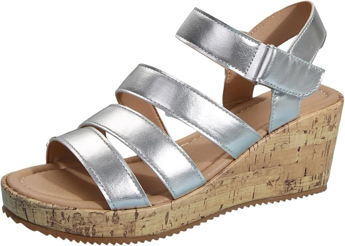 Strappy Platform Wedge Sandals for Women 2025 Orthopedic Open Toe Ankle Strap Sandals Comfortable Casual Summer Sandal Shoes