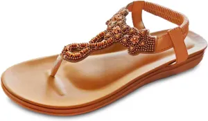 Stylish Women's Sandals Comfortable Open Toe Thong Design Perfect for Summer Casual Outings Beach Trips and Date Nights