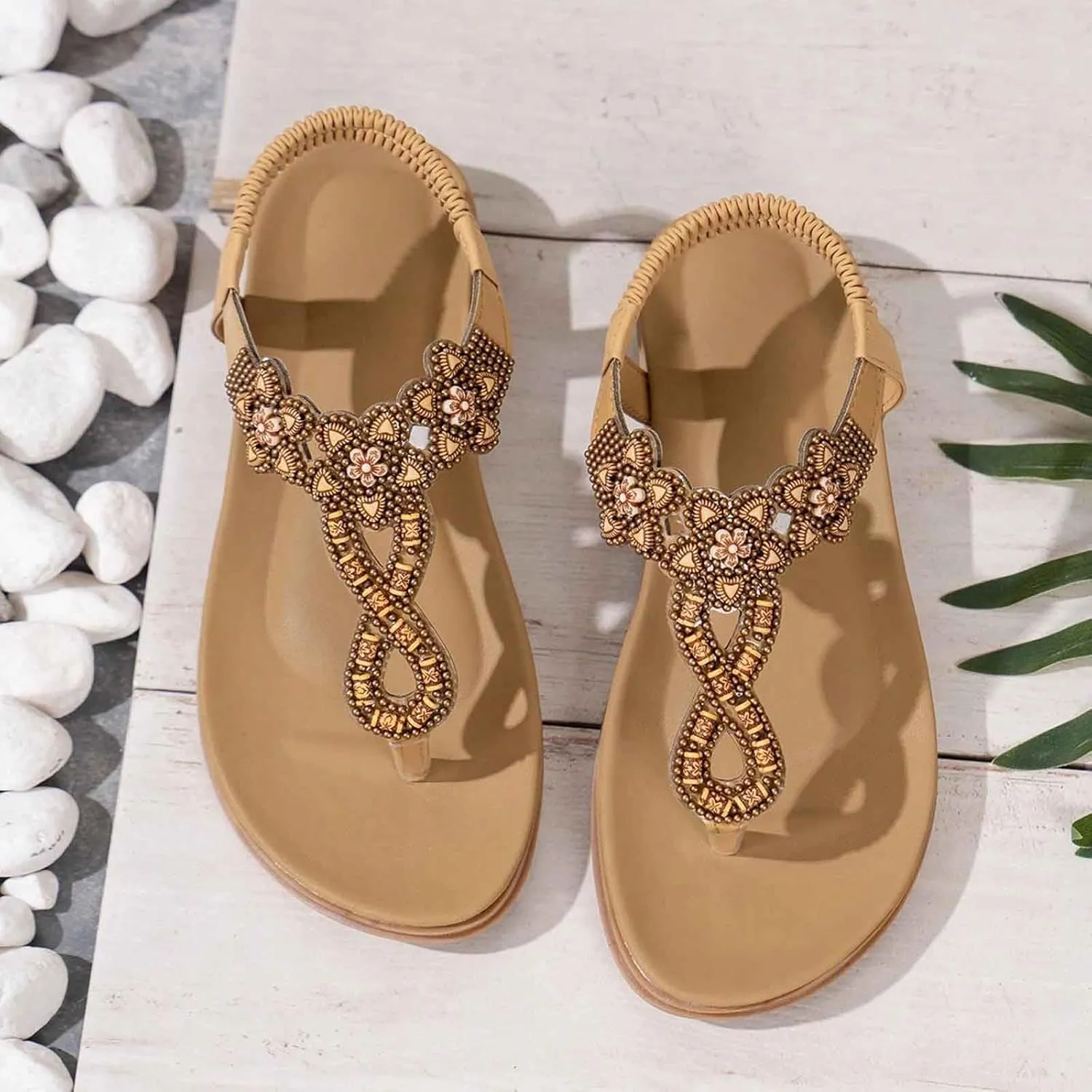 Stylish Women's Sandals Comfortable Open Toe Thong Design Perfect for Summer Casual Outings Beach Trips and Date Nights