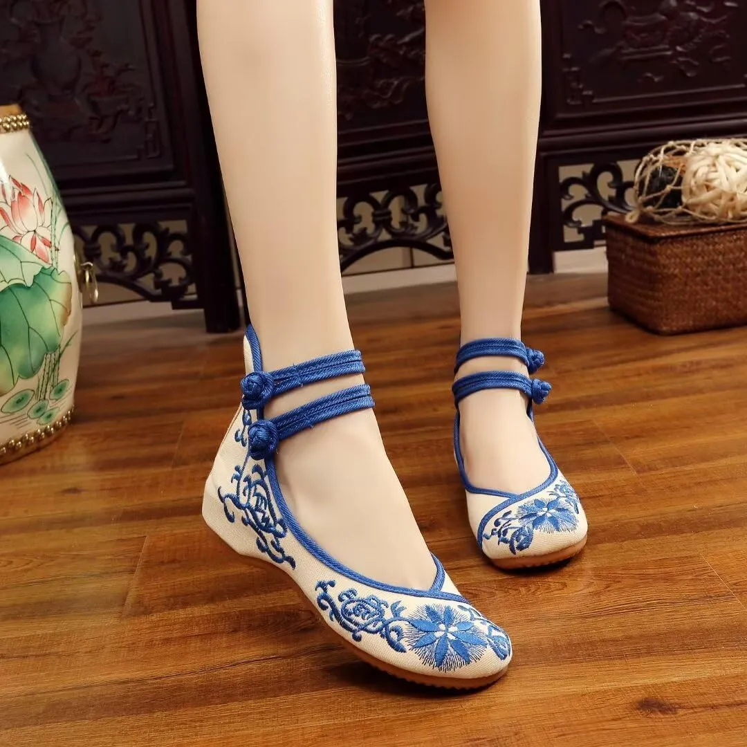 TN TANGNEST Women's Leather Flats Comfortable Square Toe Dress Flats Retro Soft Mary Jane Flats