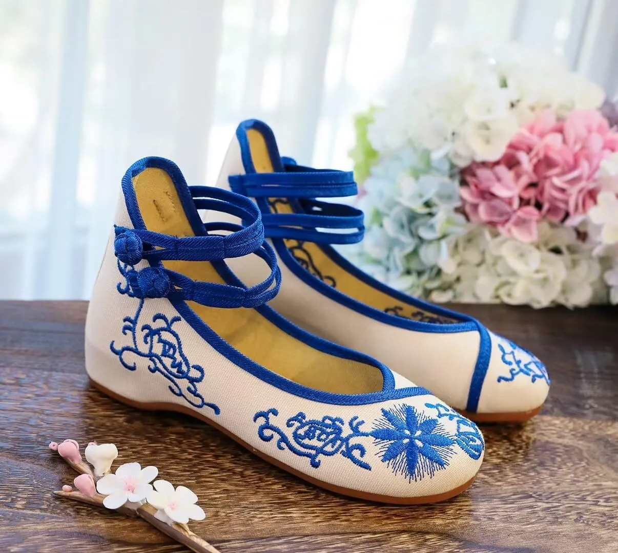 TN TANGNEST Women's Leather Flats Comfortable Square Toe Dress Flats Retro Soft Mary Jane Flats