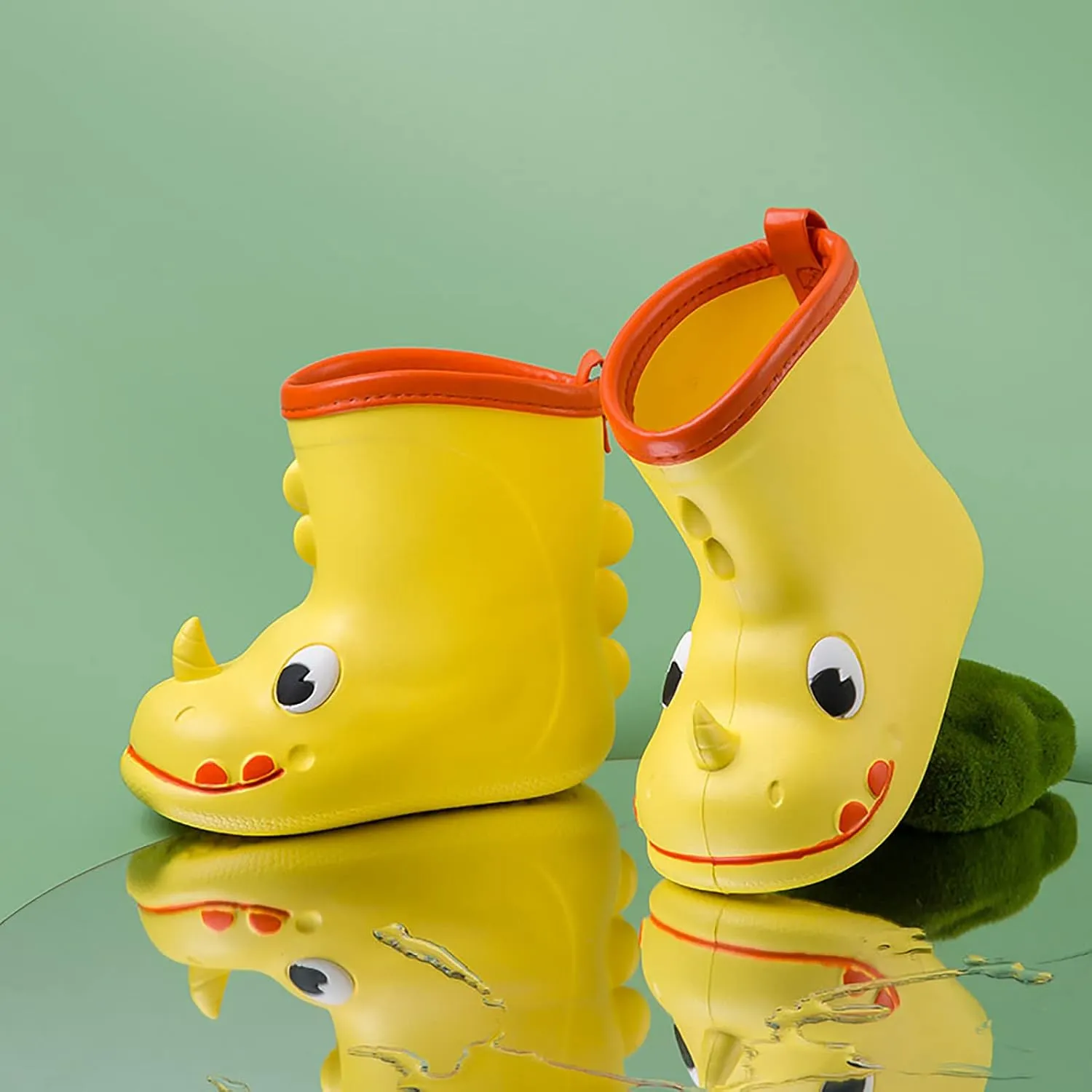 Toddler Rain Boots Cute Patterns EVA Baby Outdoor Shoes Rain Boots For Toddlers Boys Rubber Boots Waterproo Boots