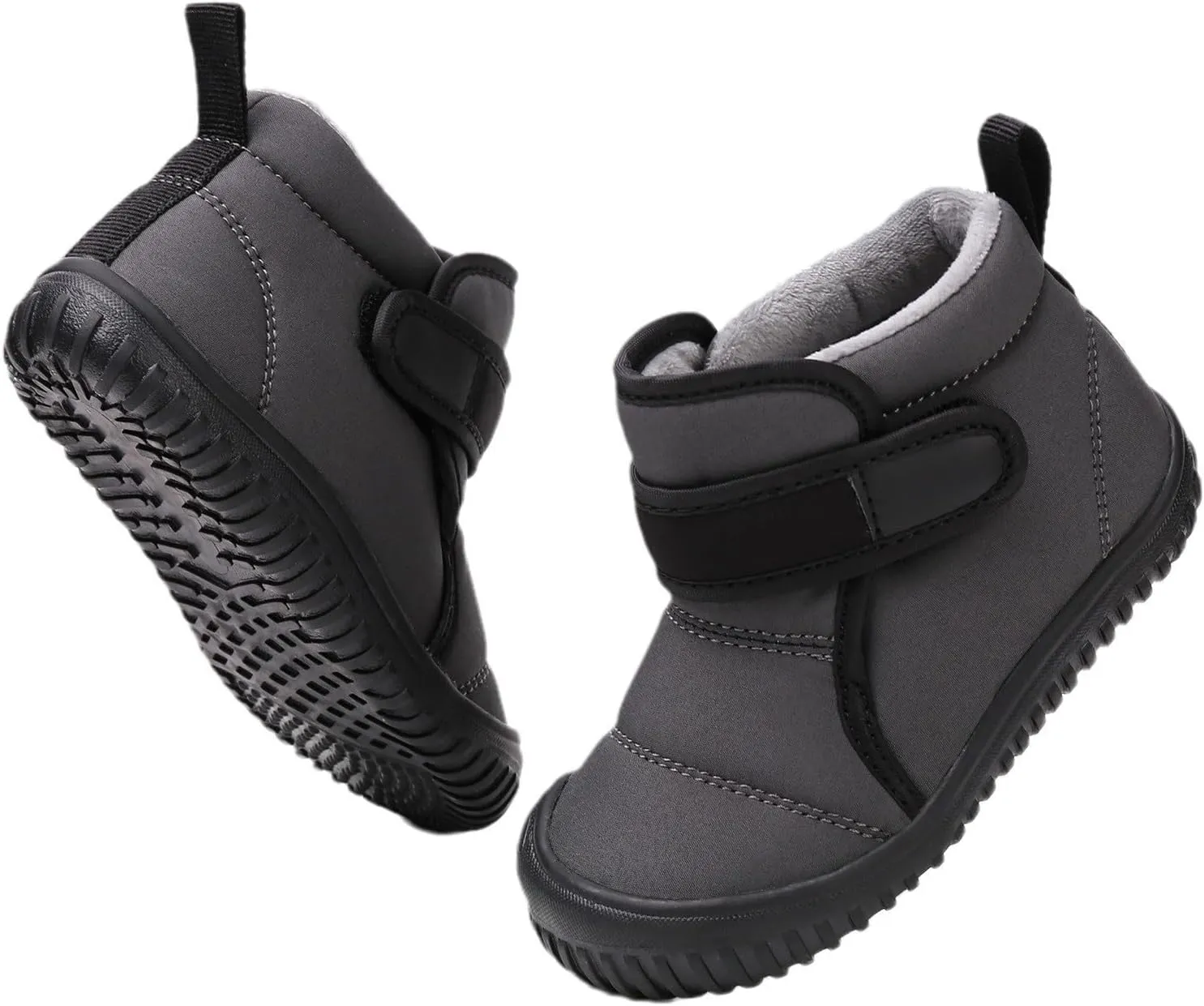 Toddler Winter Snow Boots Boys Girls Cold Weather Baby Faux Fur Shoes Toddler Soft Bottom Breathable Shoes Girls