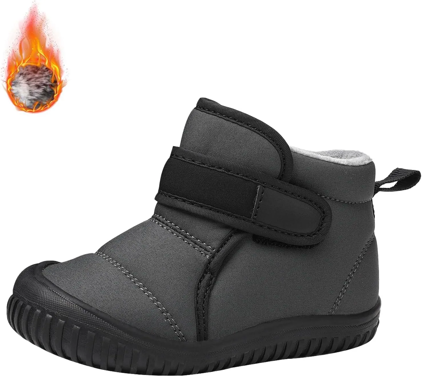 Toddler Winter Snow Boots Boys Girls Cold Weather Baby Faux Fur Shoes Toddler Soft Bottom Breathable Shoes Girls