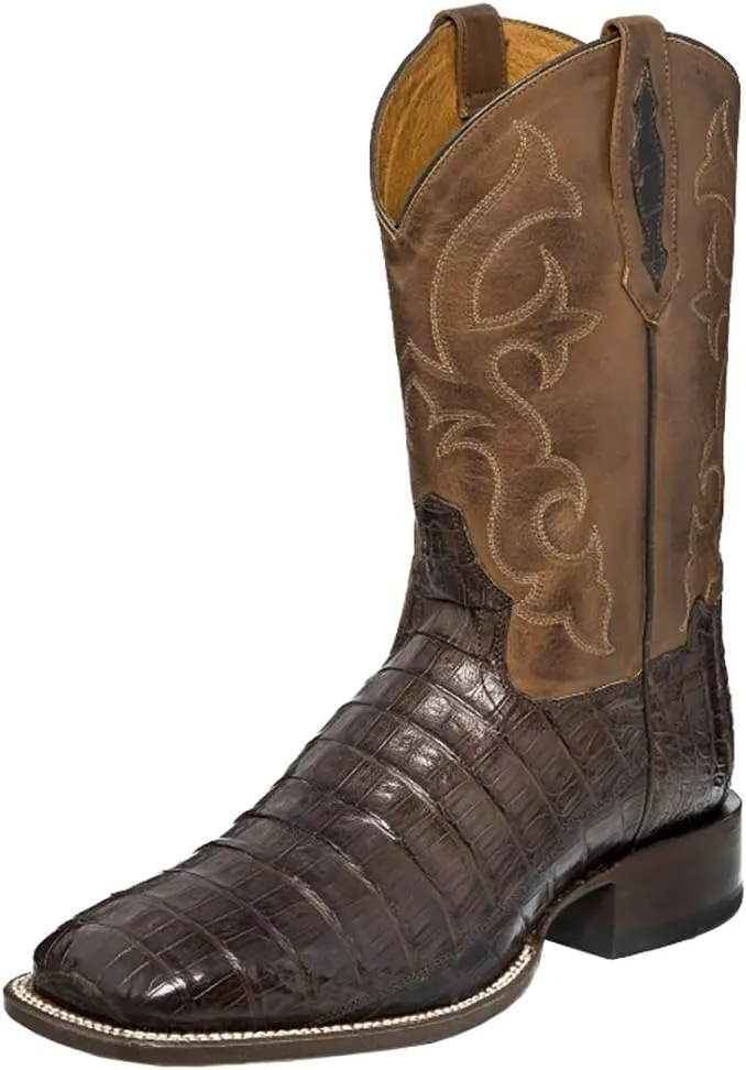 Tony Lama Mens Canyon Square Toe BRN Boots