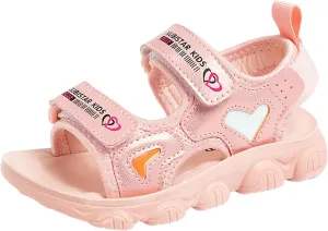 Unisex Kids Summer Sandals Girls Sandals Comfortable Soft Sole Open Toe Fashionable Thick Sole Beach Outdoor