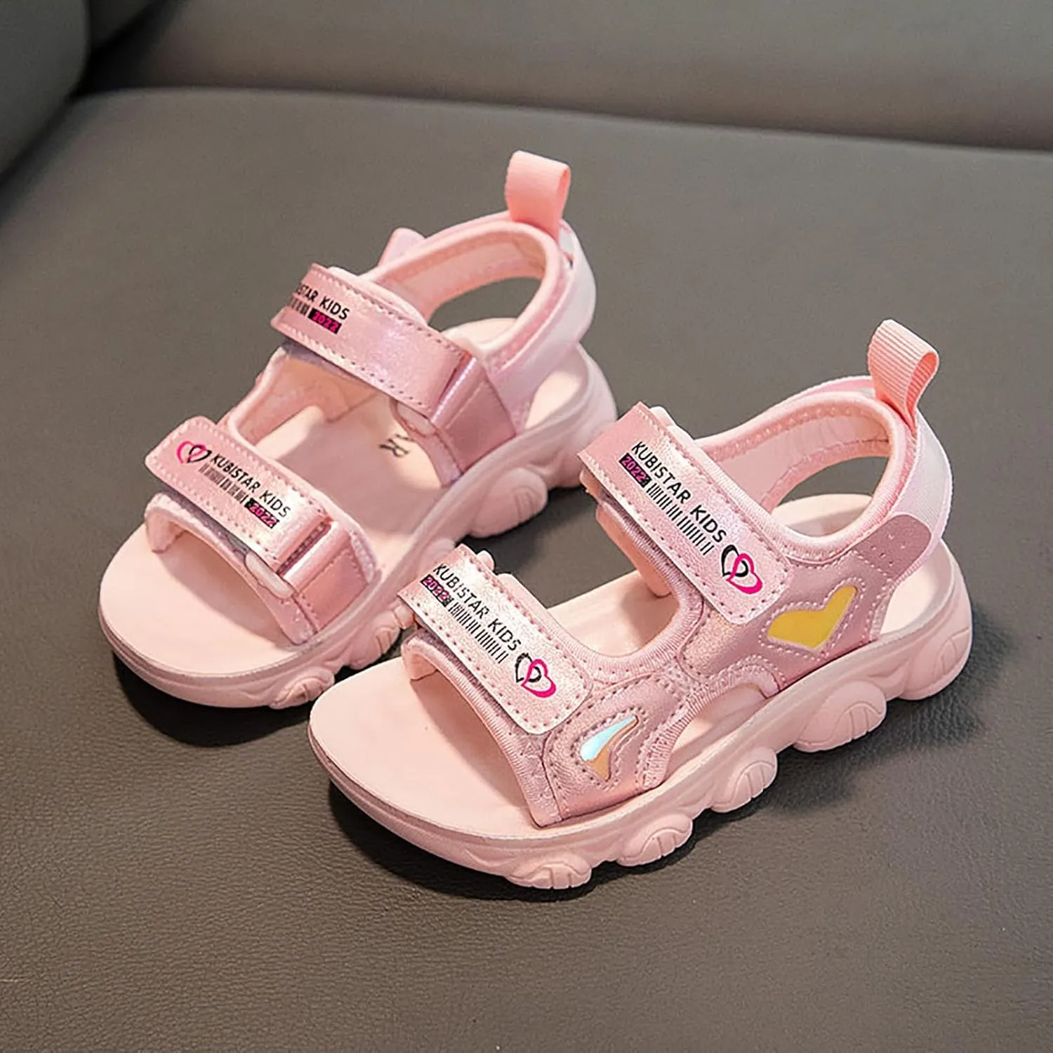 Unisex Kids Summer Sandals Girls Sandals Comfortable Soft Sole Open Toe Fashionable Thick Sole Beach Outdoor