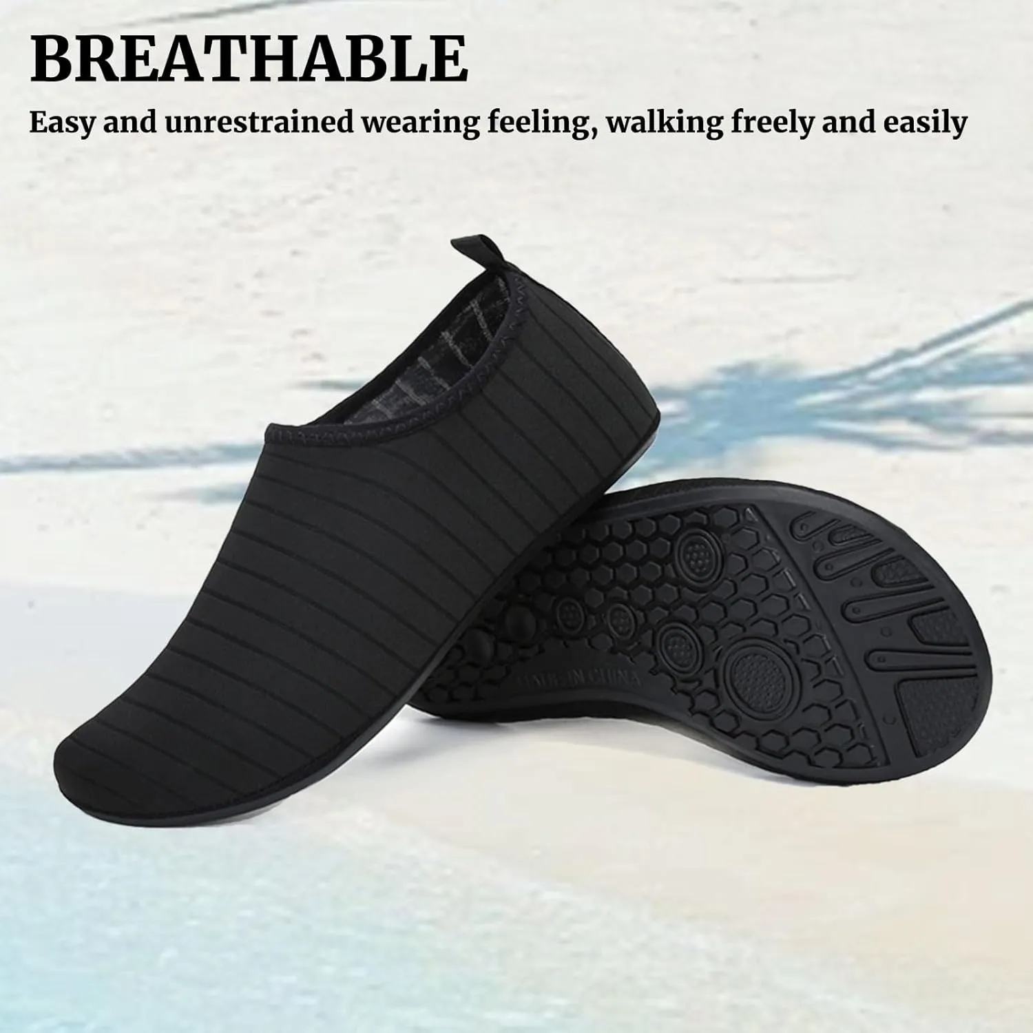 Water Shoes for Women Quick Dry Barefoot Shoes Swimming Socks for Women for Pool Beach Swim Shoe Yoga Exercise Lightweight Breathable