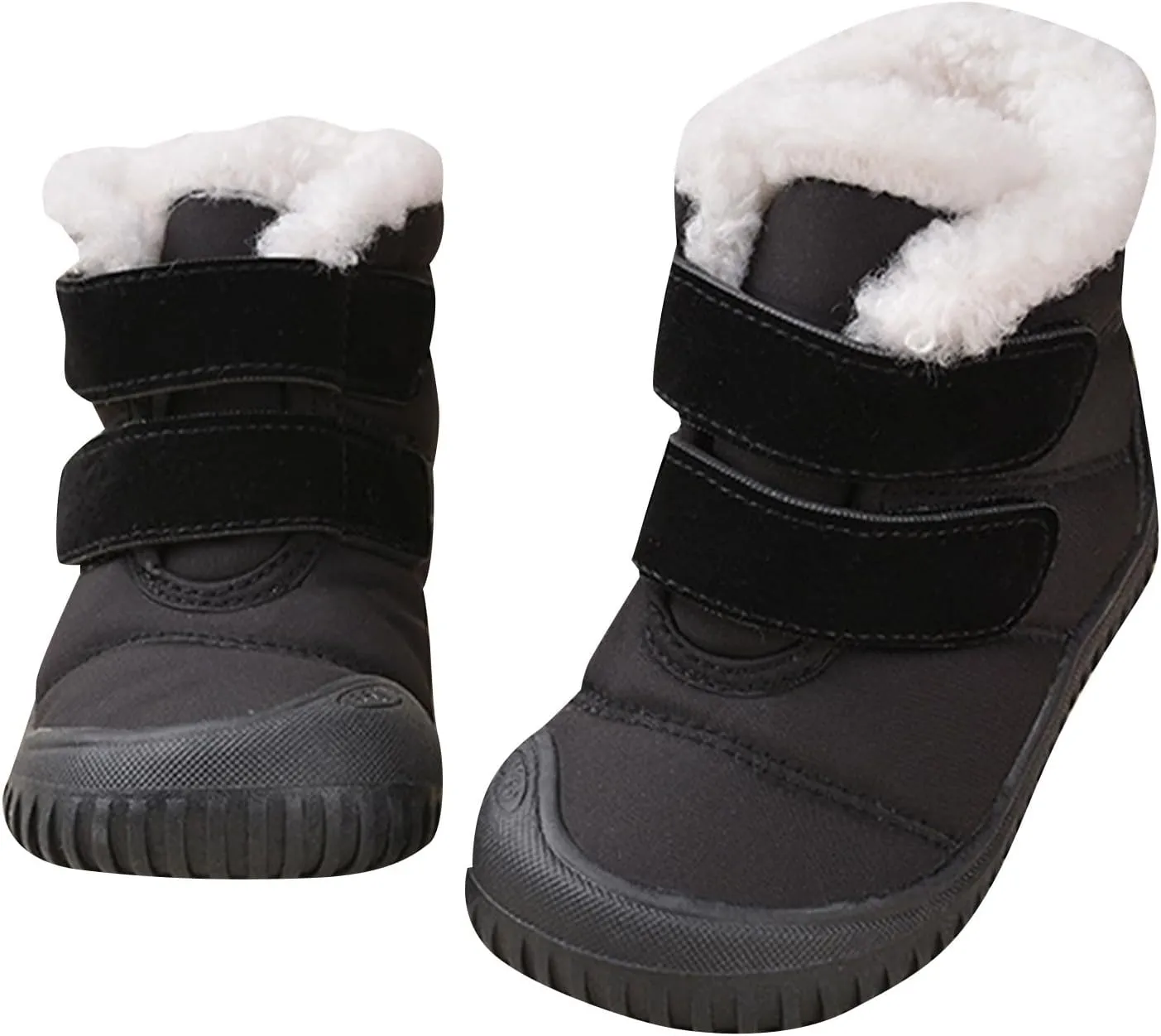 Winter Boots Kids Winter Boots with Wide Toe Box Warm Non-Slip Waterproof Lightweight Snow Boots for Toddler