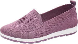 Womens Breathable Running Sports Shoes Low Top Tennis Shoes Non Slip Lightweight Walking Shoes Elderly Shoes