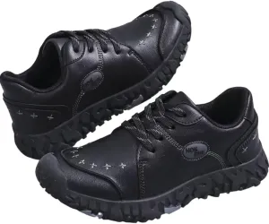 Women's Fashion Sneakers Shoes Non-Slip Rubber Casual Shoes Leather Comfort Shoes for Women