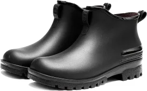 Women's Garden ShoesWomen's rain boots waterproof anti-slipping rainboots for ladies comfortable insoles stylish light ankle rain shoe