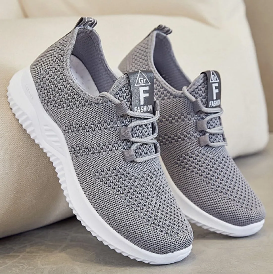Women's Lightweight Running Shoes, Breathable Mesh Sneakers, Non-Slip, Cushioned, Supportive for Gym & Workout
