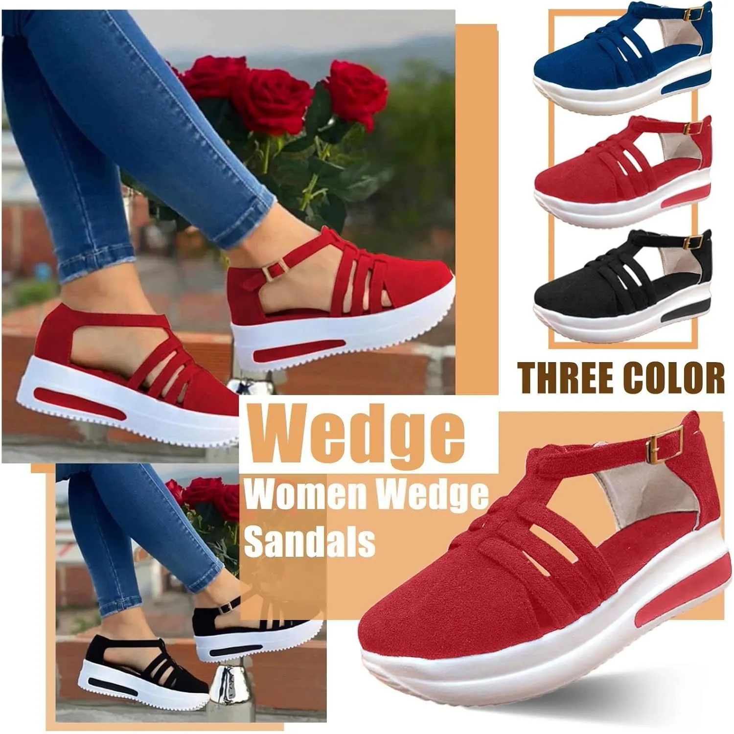 Women's Rhinestone Gladiator Sandals Flat Blue Bohemian Sandals Wedding Sandals Gem Bridal Bridesmaid Sandals