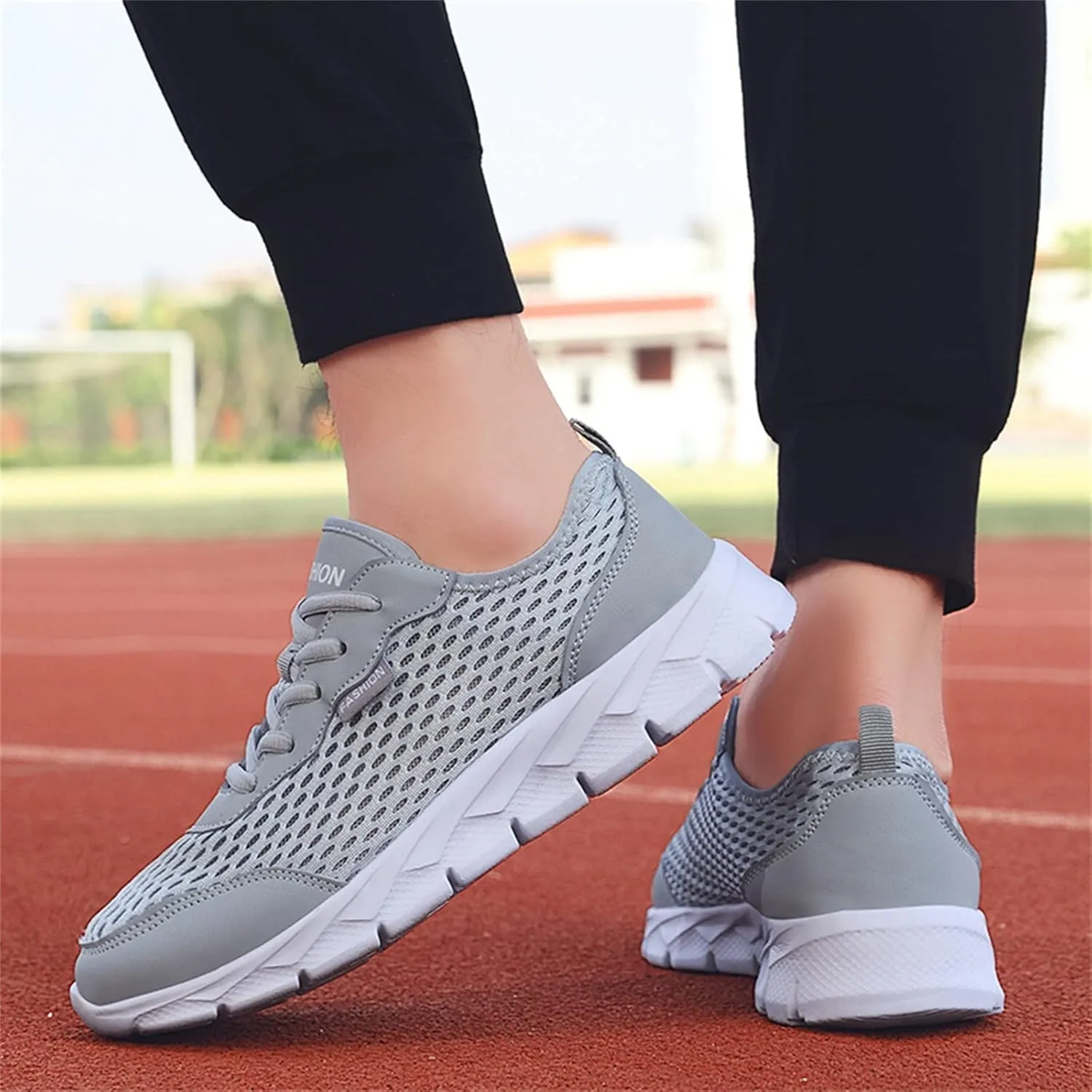 Women's Rhinestone Mesh Slip On Walking Shoes Fashion Breathable Running Shoes for Men Slip On Brown Casual Shoes Slip On Sneakers Brown Tennis Shoe Cross Trainer Shoe