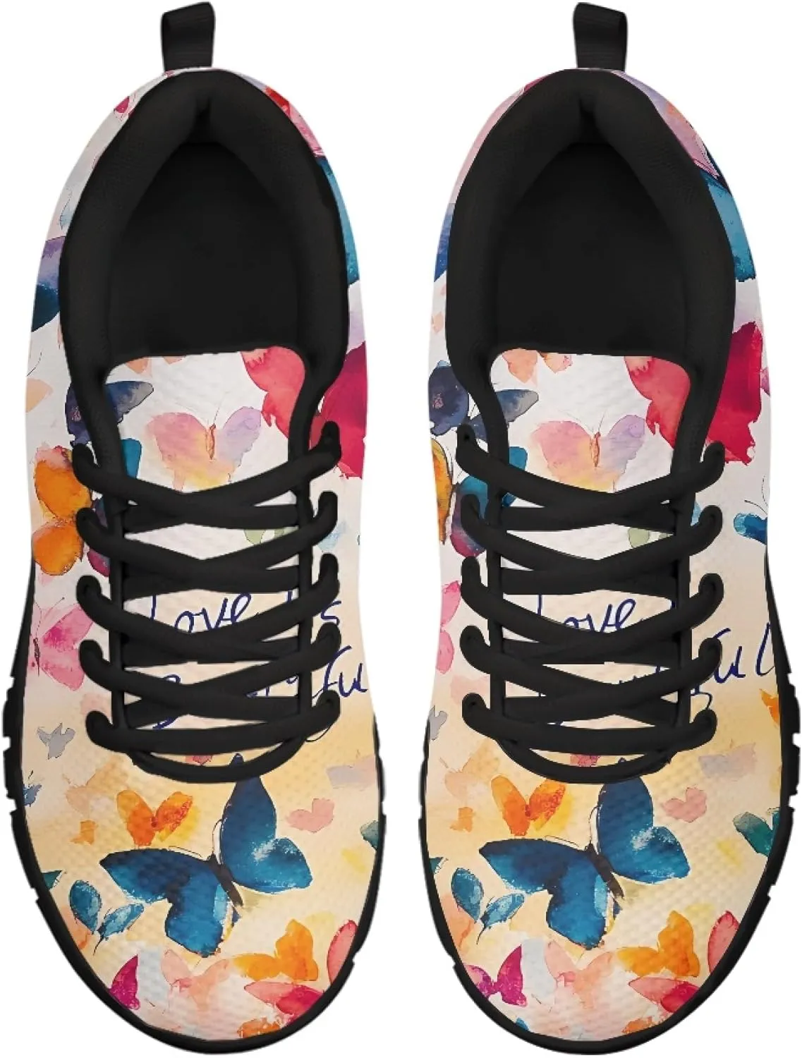 Womens Running Shoes Trainer Sports Causal Travel Sneaker Walking Low Heel Lace up Breathable Flexible Shoe