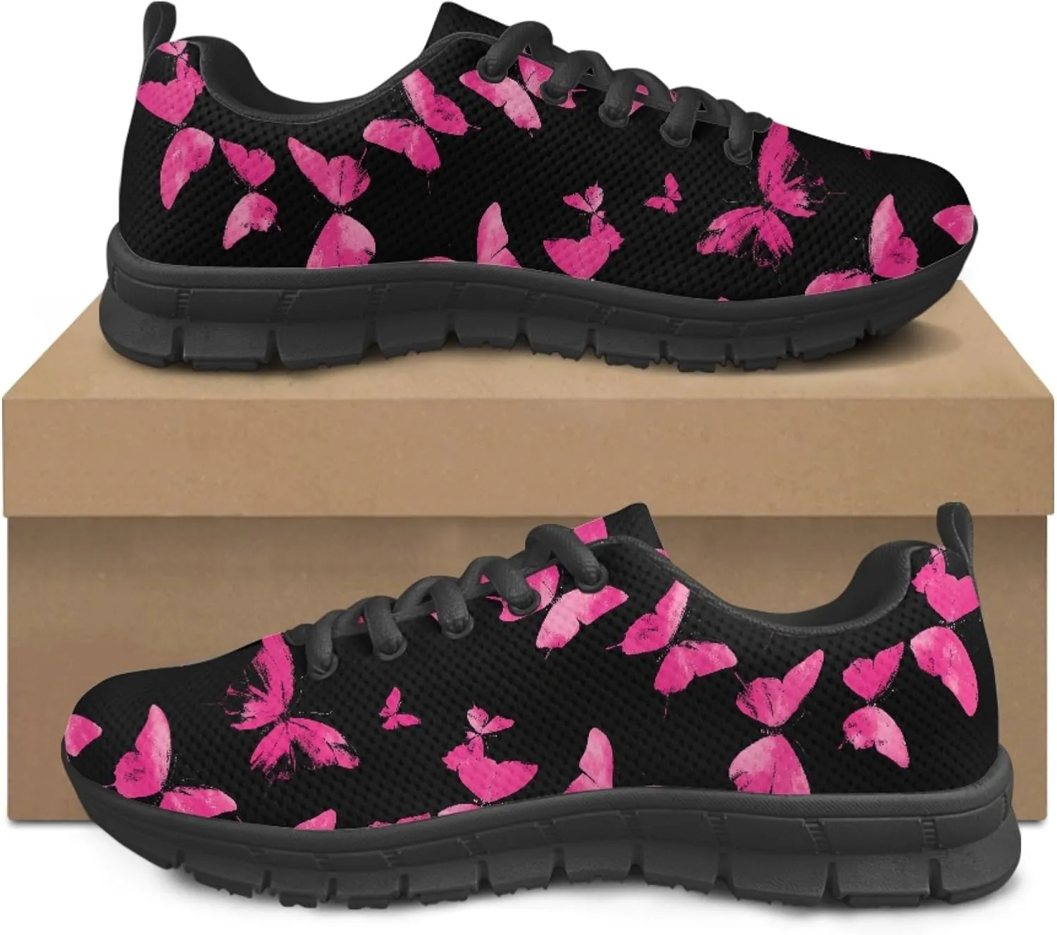 Womens Running Shoes Trainer Sports Causal Travel Sneaker Walking Low Heel Lace up Breathable Flexible Shoe
