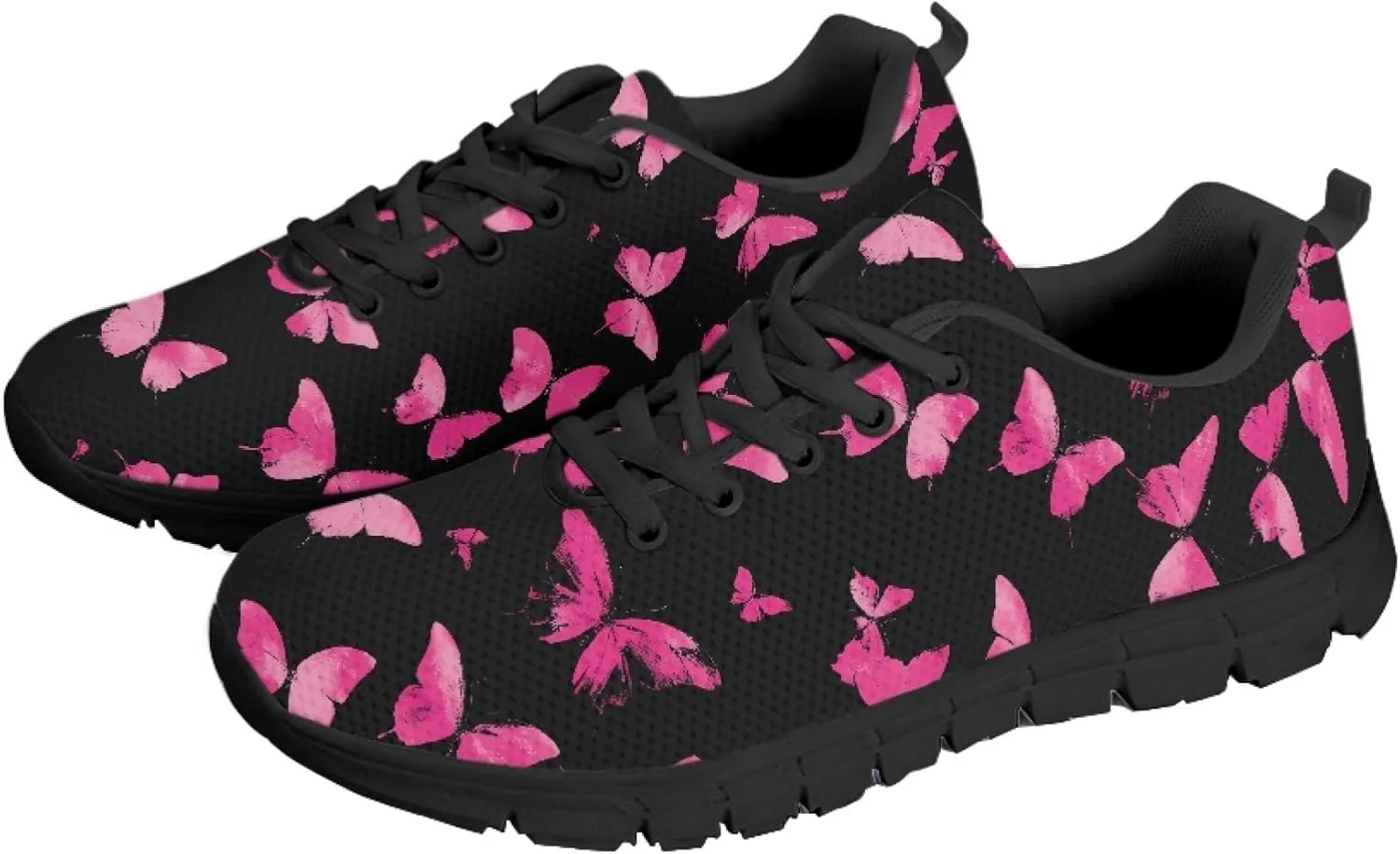 Womens Running Shoes Trainer Sports Causal Travel Sneaker Walking Low Heel Lace up Breathable Flexible Shoe
