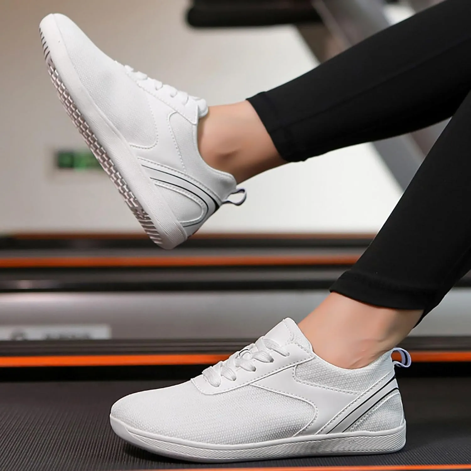 Womens Tennis Shoes Cute Woman Shoes Casual High Top Sneakers Men's KnitFlex Breeze Mesh Sneakers Oxfords Lace Black Tennis Shoe Cross Trainer Shoe