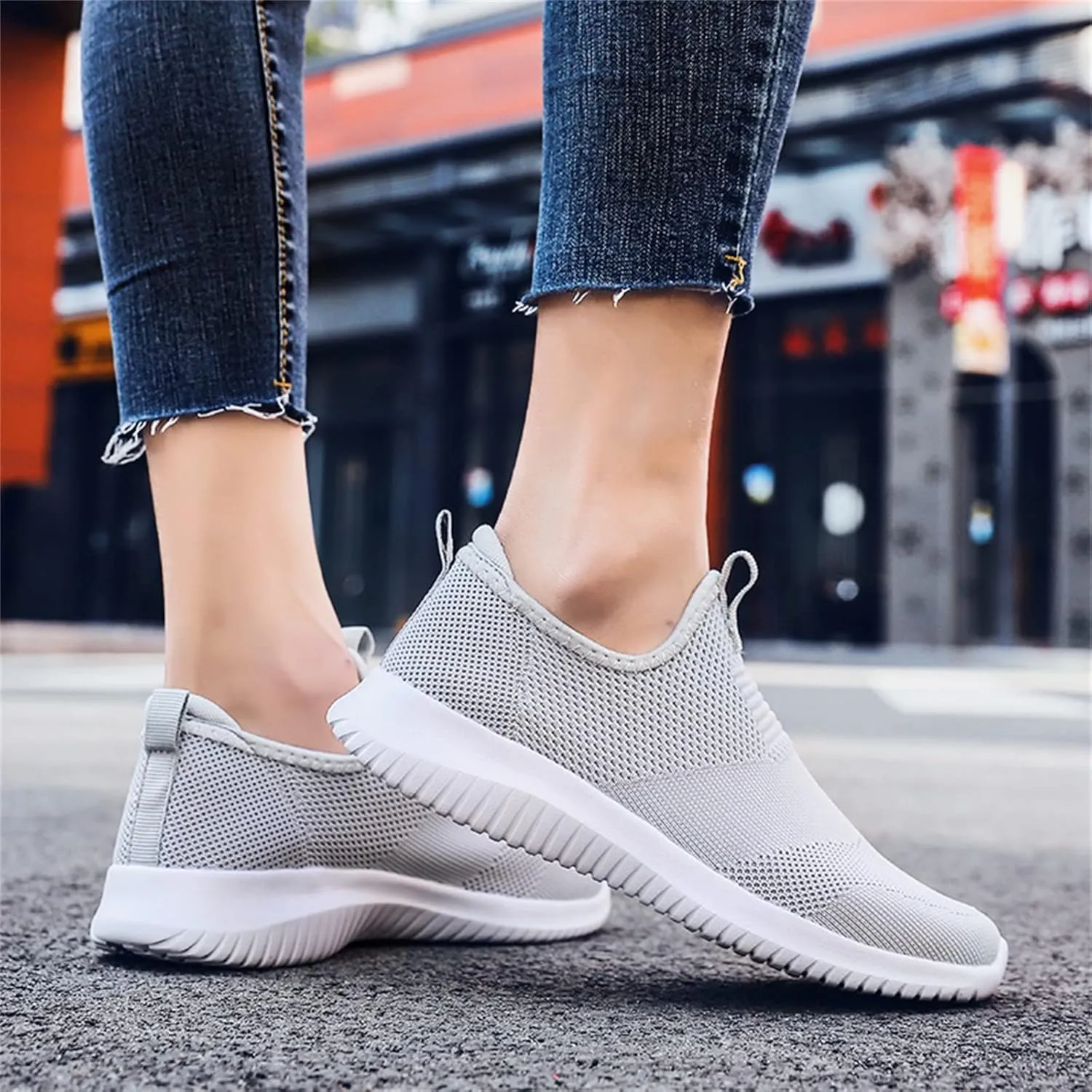 Womens Tennis Shoes Womens Sneakers Walking Shoes Breathable Running Shoes Lightweight Shoes Non Slip Workout Shoes