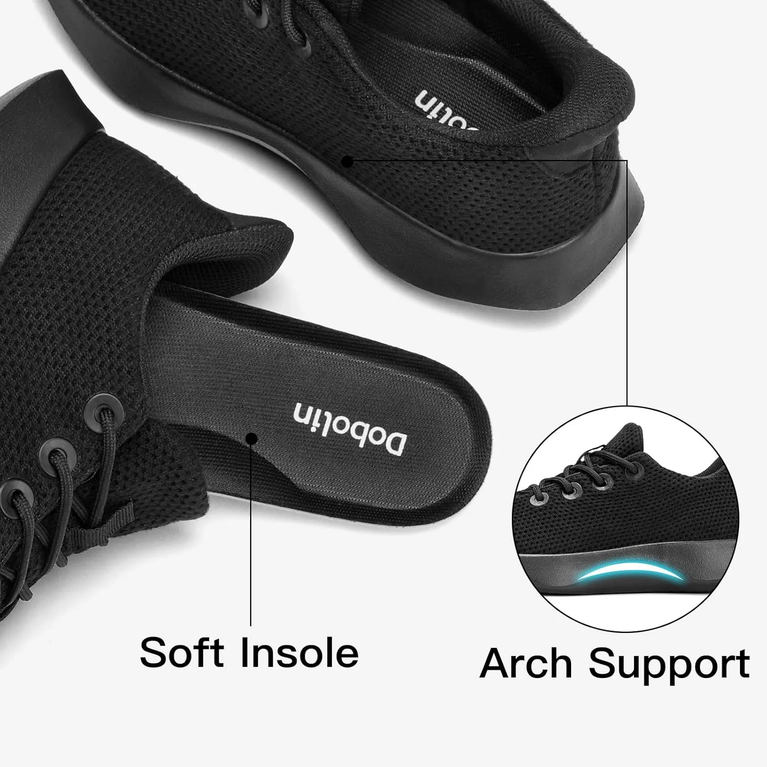Womens Walking Shoes with Arch Support, Slip on Sneakers Women Fashion Sneakers, Tennis Shoes Comfortable Orthopedic