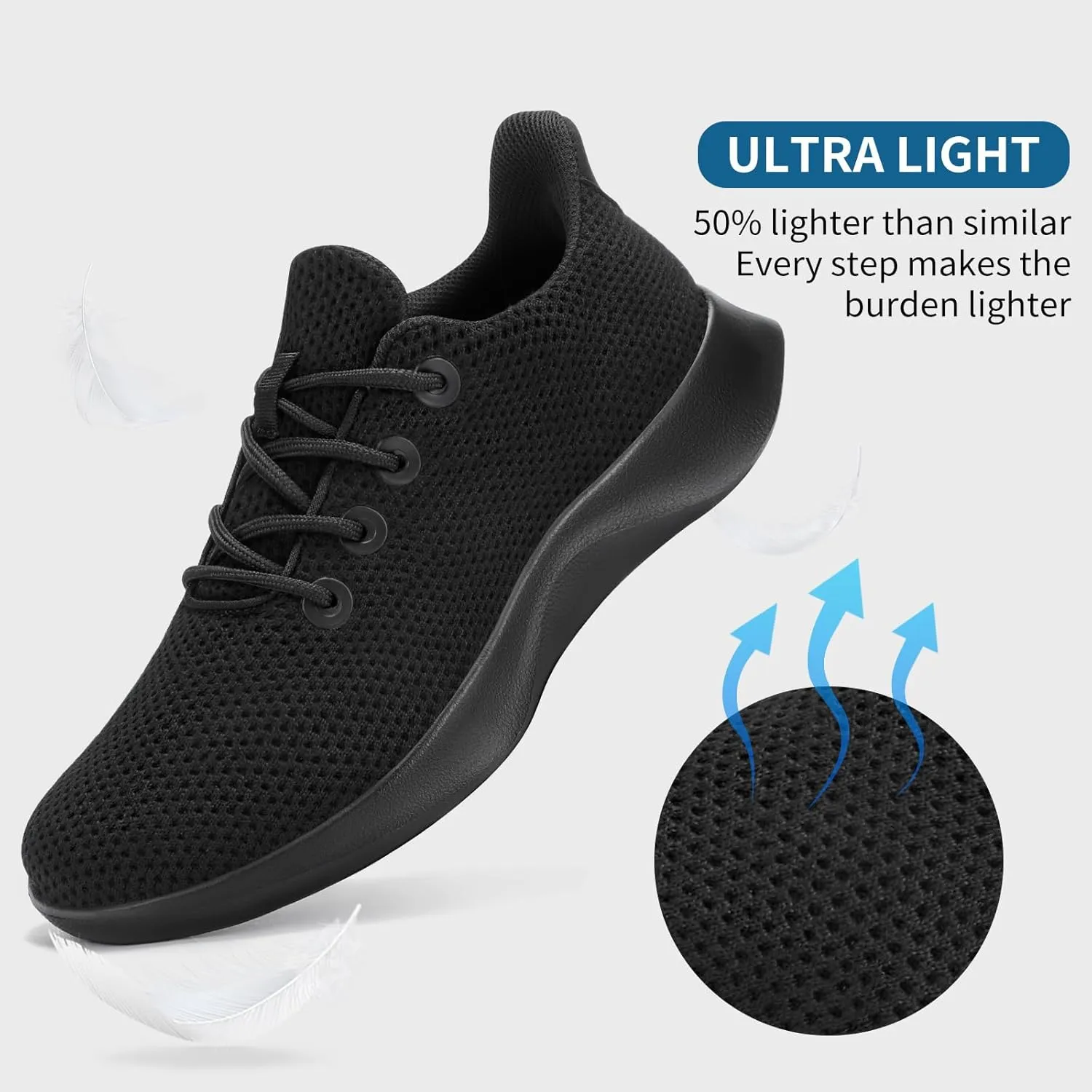 Womens Walking Shoes with Arch Support, Slip on Sneakers Women Fashion Sneakers, Tennis Shoes Comfortable Orthopedic