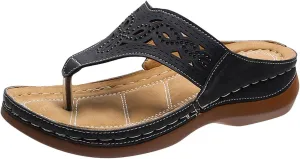 Womens with Arch Support Walking Sandals Orthopedic Recovery Slides Adjustable Straps Thick Cushion Comfortable Summer Outdoor Plantar Fasciitis Relief Footwear