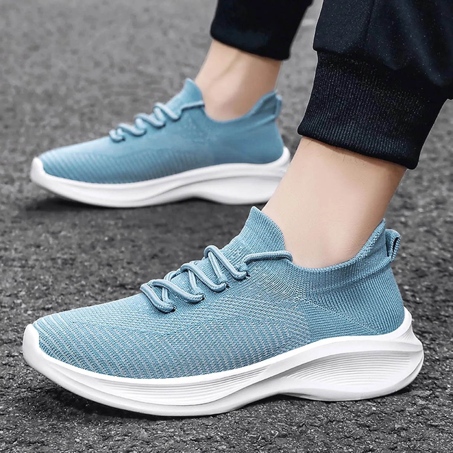 Workout Athletic Sport Shoes for Men Supportive Running Athletic Sneaker Lightweight Non Slip Sneakers for Men
